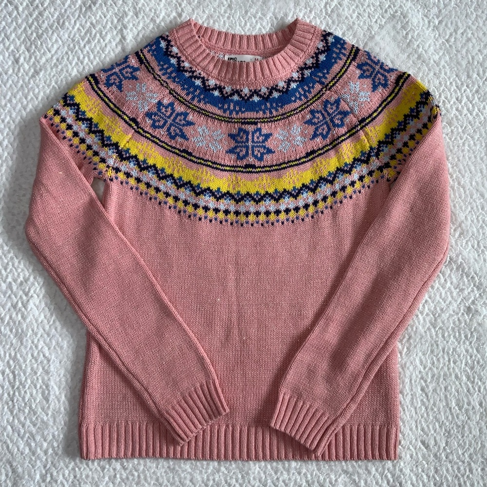 Epic threads Bella pink sweater